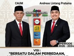 Andreas Lintang Pratama Dukung Caum Maju sebagai Calon Kepala Desa Karang Bahagia