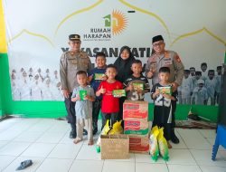 Kapolsek Cikarang Selatan Berikan Santunan untuk Anak Yatim dan Dhuafa di Ciantra