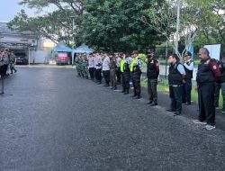 Polsek Cikarang Selatan Gelar Apel Pengamanan Malam Takbiran Idul Adha 1447 H
