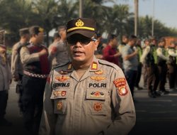 Kapolsek Cikarang Selatan Pimpin Pengamanan Keberangkatan Massa Buruh FSPMI Menuju DPRD Kabupaten Bekasi