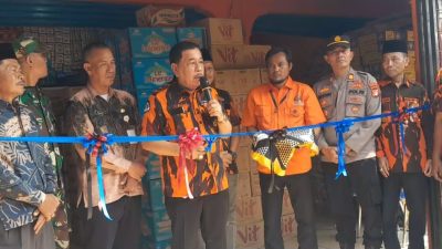 Ketua MPC Pemuda Pancasila Bekasi Resmikan Gerai Koperasi Konsumen di Muara Gembong