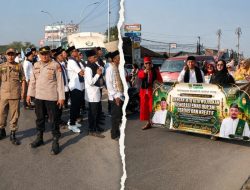 Polsek Cikarang Selatan Amankan Pawai Ta’aruf MTQ ke-IX, Ratusan Peserta Ikuti Kegiatan dengan Tertib