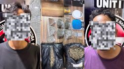 PENGEMBANGAN KASUS GANJA 15 KILOGRAM, SATRESNARKOBA POLRES METRO BEKASI KEMBALI SITA 2 KILOGRAM DAN AMANKAN DUA TERSANGKA