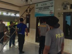 Polsek Cikarang Selatan Gelar Bakti Sosial Pengecatan Posyandu di Desa Ciantra, Sambut HUT RI ke-81
