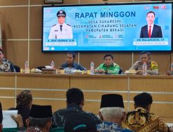 Pemerintah Desa Sukaresmi Gelar Rapat Minggon, Bahas Kebersihan, Keamanan, dan Kedisiplinan Aparatur
