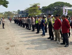 Polsek Cikarang Selatan Amankan Aksi Unjuk Rasa di PT Softpren Industries Indonesia