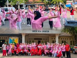Tingkatkan Kebugaran dan Kebersamaan, Pemdes Sukaresmi Gelar Senam Sehat Bersama
